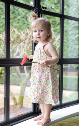 Summer Floral Tiered Dress